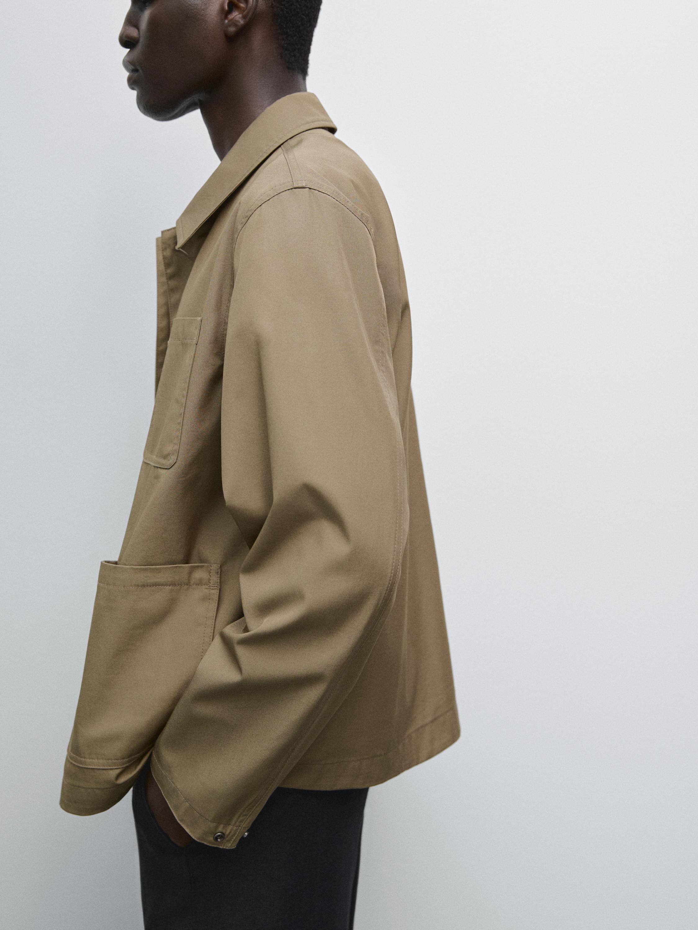 Veste avec poches 100 % coton